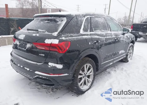 2023 Audi Q3 Premium S Line 45 z USA, uszkodzony, nr VIN WA1DECF38P1110721